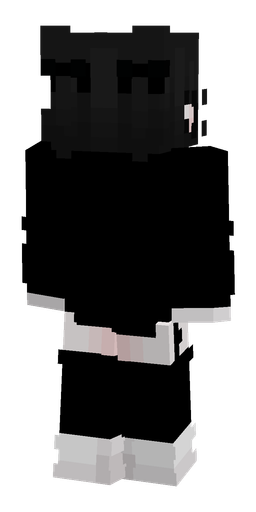Black skin: body, back render