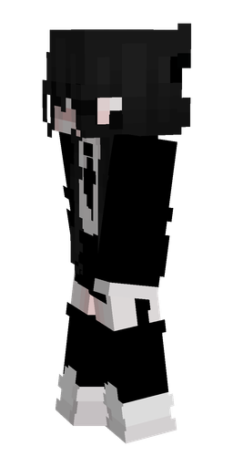Black skin: body, left side render