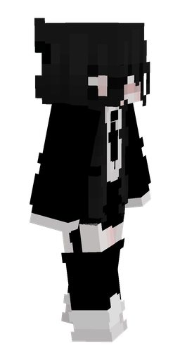 Black skin: body, right side render