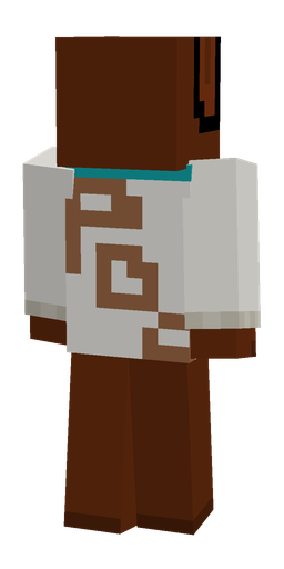 Brown skin: body, back render