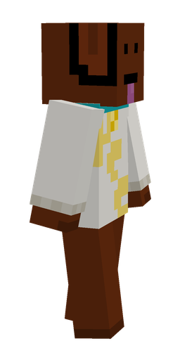 Brown skin: body, right side render