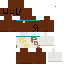 Brown skin: raw texture render