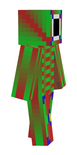 Brown skin: body, right side render