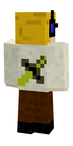 Black skin: body, back render