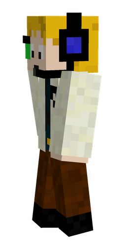 Black skin: body, left side render