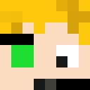 Black skin: face render