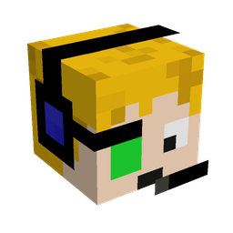 Black skin: head render