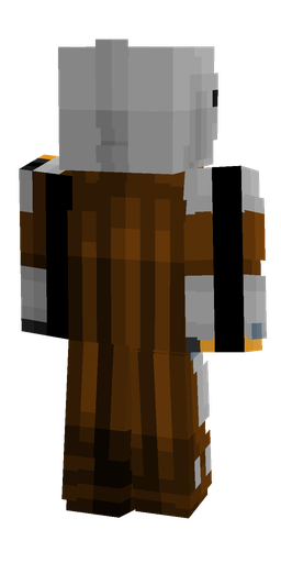Brown skin: body, back render