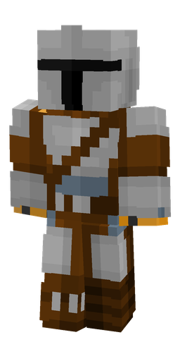 Brown skin: body, front render