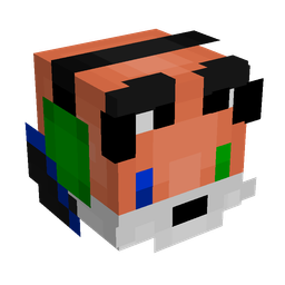 Black skin: head render