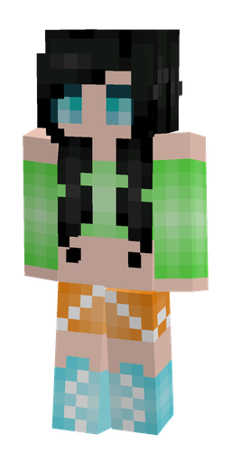 Black skin: body, front render