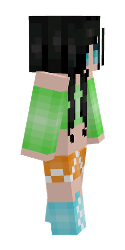 Black skin: body, right side render