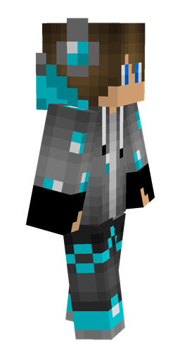 Black skin: body, right side render