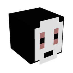Black skin: head render