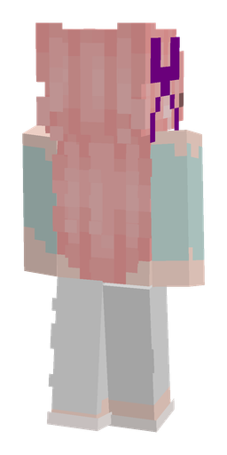 Blue skin: body, back render