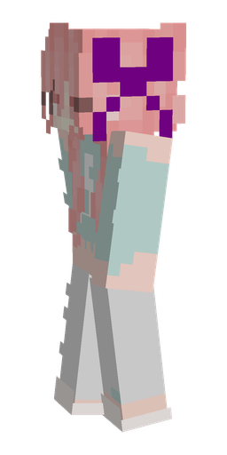 Blue skin: body, left side render