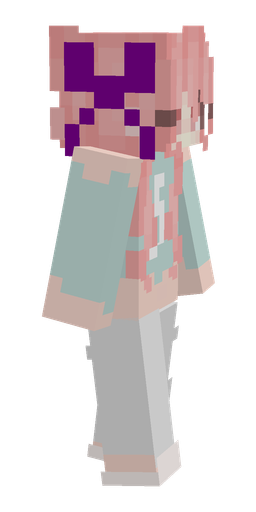 Blue skin: body, right side render