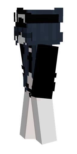 Black skin: body, left side render