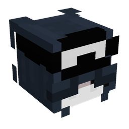 Black skin: head render
