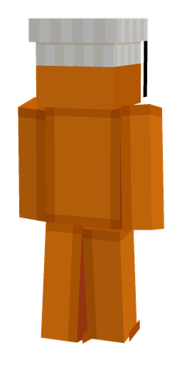Brown skin: body, back render