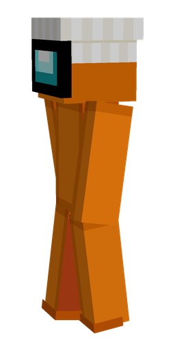 Brown skin: body, left side render