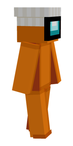 Brown skin: body, right side render