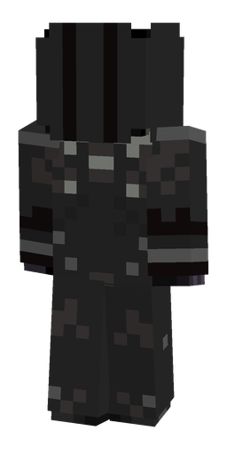 Black skin: body, back render