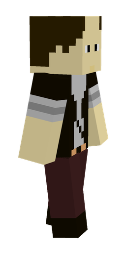 Black skin: body, right side render