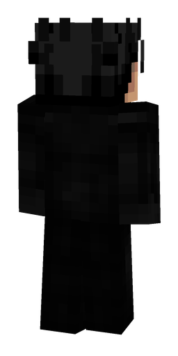 Black skin: body, back render