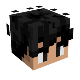 Black skin: head render