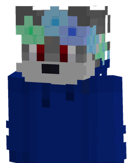 Blue skin: bust render