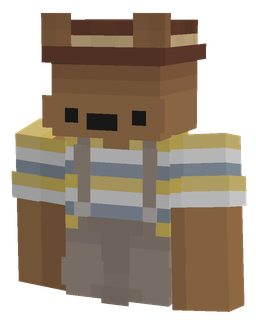 Brown skin: bust render
