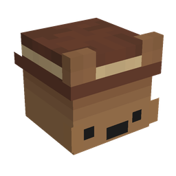 Brown skin: head render