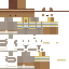 Brown skin: raw texture render