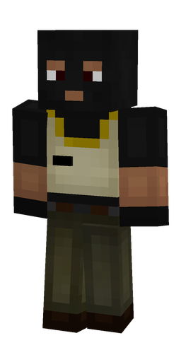 Black skin: body, front render
