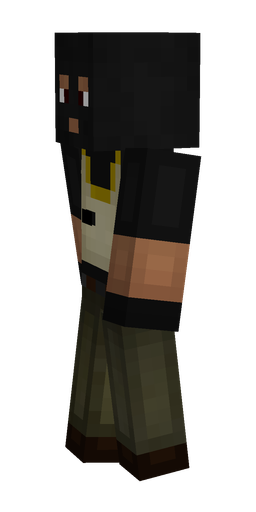 Black skin: body, left side render