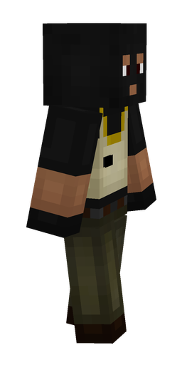 Black skin: body, right side render