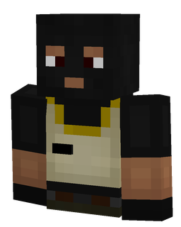 Black skin: bust render
