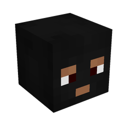 Black skin: head render