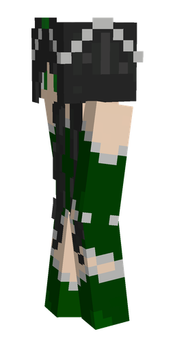 Black skin: body, left side render