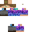 Blue skin: raw texture render