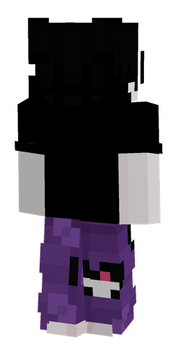 Black skin: body, back render