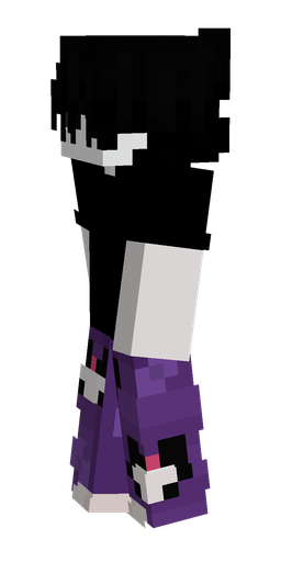 Black skin: body, left side render
