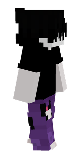 Black skin: body, right side render