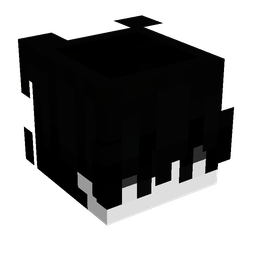 Black skin: head render