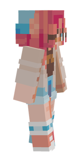 Blue skin: body, right side render