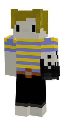 Black skin: body, front render