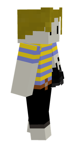 Black skin: body, right side render
