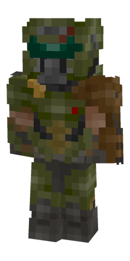 Black skin: body, front render