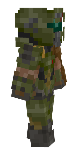 Black skin: body, right side render